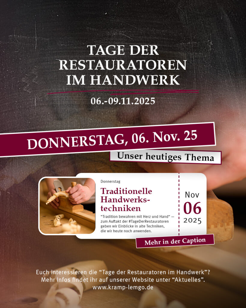 Donnerstag - Tage Der Restauratoren Im Handwerk
